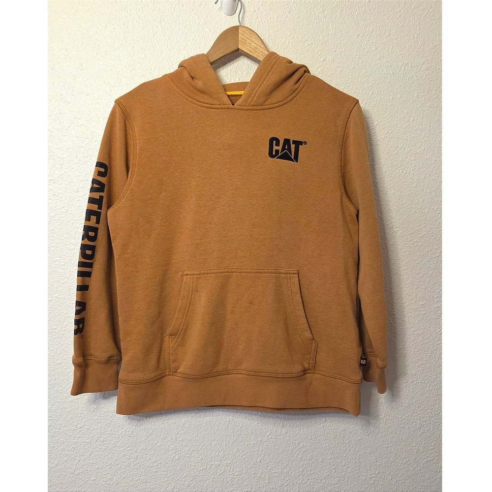 Caterpillar CAT Workwear Hoodie Gorpcore Utility Sweatshirt Youth L 14/16‎